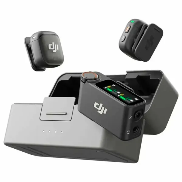 Microfon DJI Mic 3 (2 TX + 1 RX + Charging Case) Black photo 3