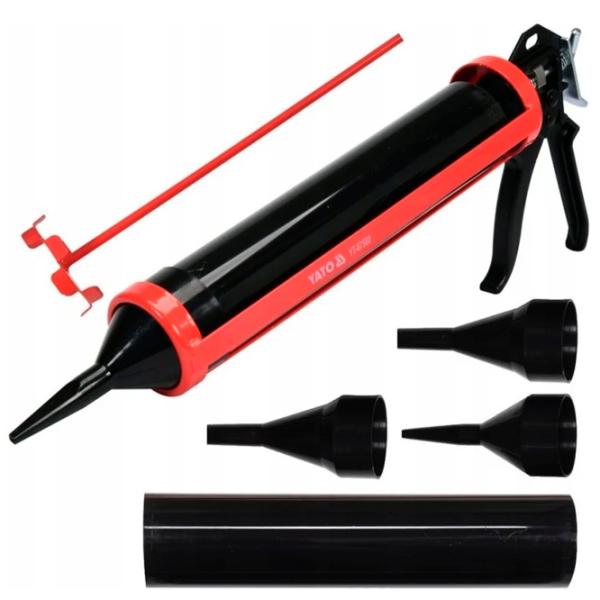 Pistol pentru silicon Yato YATO Red photo 1