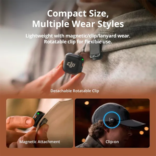 Передатчик DJI Mic 3 Transmitter Черный photo 11