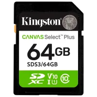 Card memorie Kingston Canvas Select Plus 64 GB SD / Class10