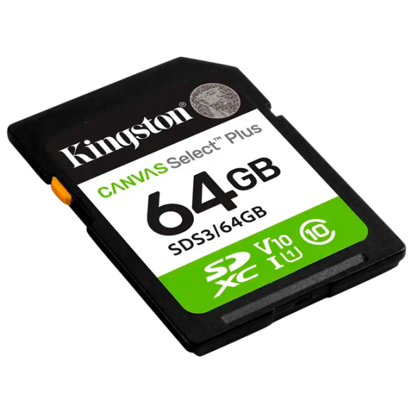 Карта памяти Kingston Canvas Select Plus 64 ГБ SD / Class10 photo 2