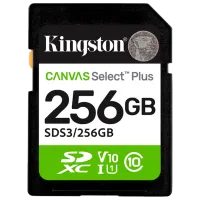 Card memorie Kingston Canvas Select Plus 256 GB SD / Class10