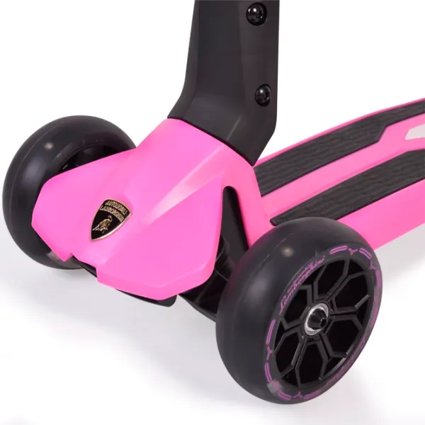 Детский трёхколёсный самокат Moni Lamborghini (MT.226499) 50 кг/ Розовый photo 5 Детский трёхколёсный самокат Moni Lamborghini (MT.226499) 50 кг/ Розовый photo 5