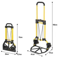 Cărucior de transport Stanley SXWT-FT584 Yellow / 60 kg photo 5