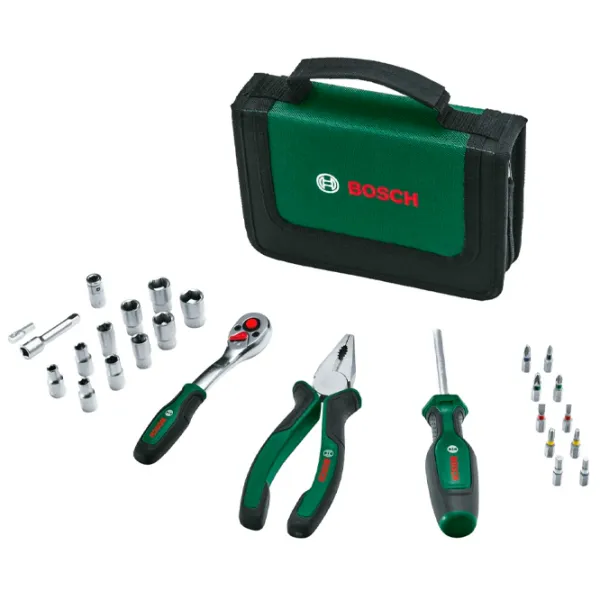 Набор инструментов Bosch B1600A02BY2 Количество в наборе: 26 photo 1 Набор инструментов Bosch B1600A02BY2 Количество в наборе: 26 photo 1
