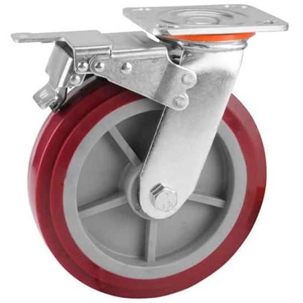 Roată Tolsen 62949 200 mm / Rotativă / Pentru cărucioare photo 1 Roată Tolsen 62949 200 mm / Rotativă / Pentru cărucioare photo 1