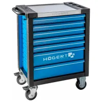 Cărucior pentru scule Hoegert HT7G051 346 buc. Metal