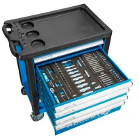 Тележка для инструментов Hoegert HT7G056 214 шт. Металл photo 2