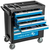 Cărucior pentru scule Hoegert Technik 544 buc. Metal