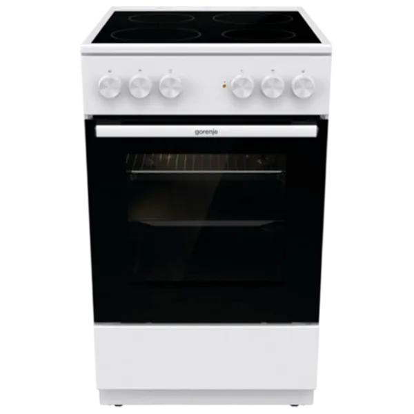 Aragaz Gorenje GEC5A10WG Electrică/ White/ Black photo 1 Aragaz Gorenje GEC5A10WG Electrică/ White/ Black photo 1