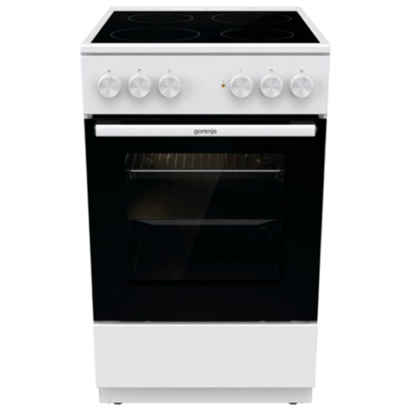 Aragaz Gorenje GEC5A10WG Electrică/ White/ Black photo 1 Aragaz Gorenje GEC5A10WG Electrică/ White/ Black photo 1