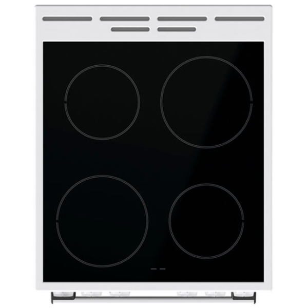 Aragaz Gorenje GEC5A10WG Electrică/ White/ Black photo 3 Aragaz Gorenje GEC5A10WG Electrică/ White/ Black photo 3
