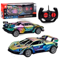 Mașină JT Toys Light Speed And Power JT727  / / Black Orange