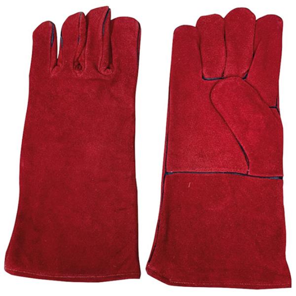 Mănuși de protecție Awelco Welding Gloves Piele / Red photo 1