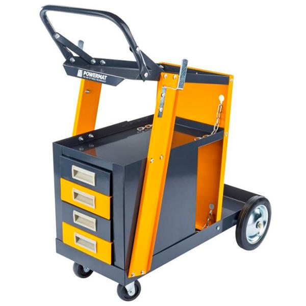 Платформенная тележка Powermat PM-WSP-100T1 Желтый / 100 кг photo 1