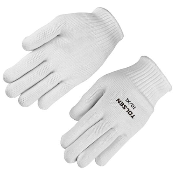 Mănuși de protecție Tolsen Working Gloves Cotton / White photo 1 Mănuși de protecție Tolsen Working Gloves Cotton / White photo 1