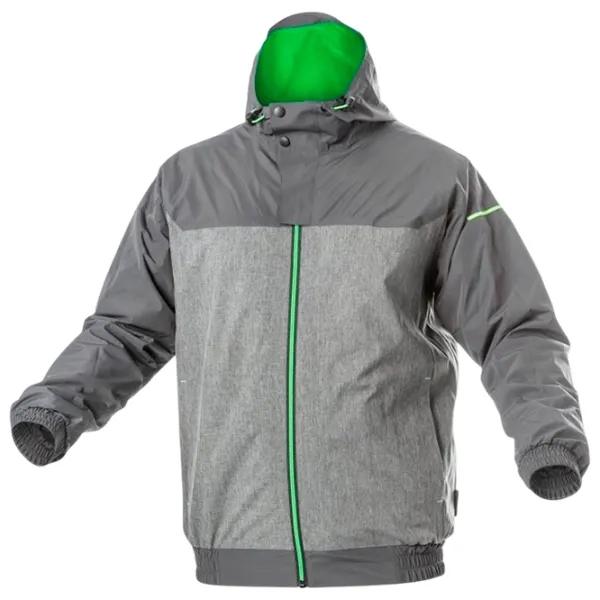 Jachetă de lucru pentru bărbați Hoegert HT5K249 L / 52 / Grey photo 1