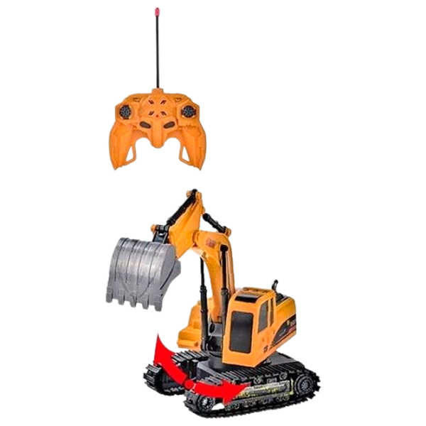 Excavator ChiToys Engineering Truck Series JT695  / / Black Orange photo 1