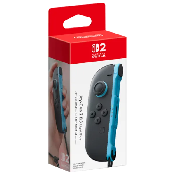 Контроллер Nintendo Joy-Con 2 Left Беспроводные / 10 buttons / Светло-синий photo 1