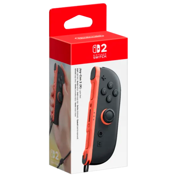 Контроллер Nintendo Joy-Con 2 Right Беспроводные / 10 buttons / Светло-красный photo 1