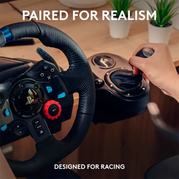 Volan Logitech Driving Force Racing G29 + Driving Force Shifter F Cu fir / 21 buttons / Black photo 2
