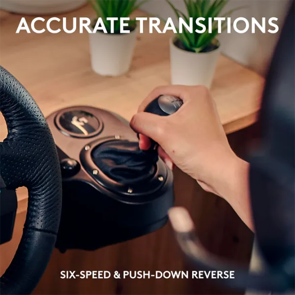 Volan Logitech Driving Force Racing G29 + Driving Force Shifter F Cu fir / 21 buttons / Black photo 5