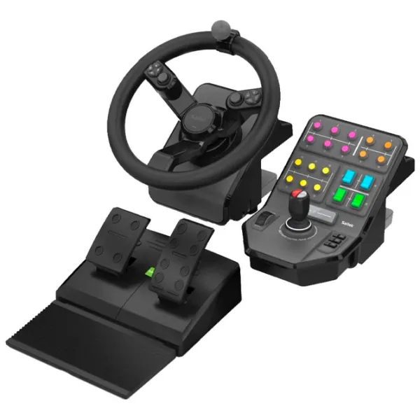 Volan Logitech G Saitek Farm Simulator Cu fir / 40 buttons / Black photo 2