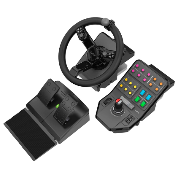 Volan Logitech G Saitek Farm Simulator Cu fir / 40 buttons / Black photo 3