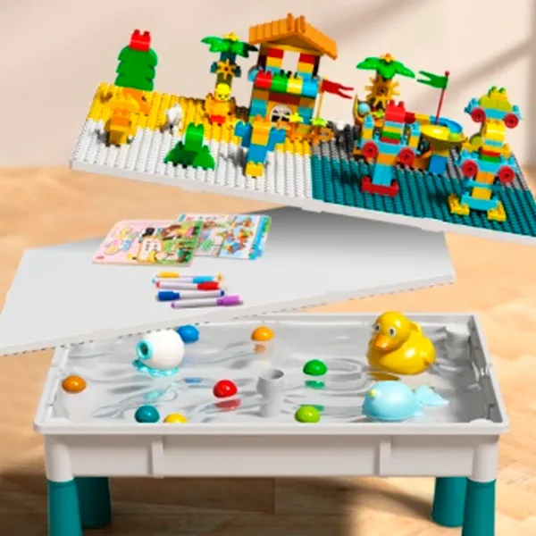 Cтолик игровой Yougood Blocks UG802 00-00643524 3+ / Зелёный Белый photo 2