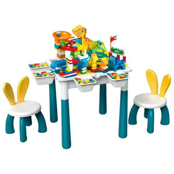 Cтолик игровой Yougood Blocks YR6036 00-00932164 3+ / Зелёный Белый photo 1