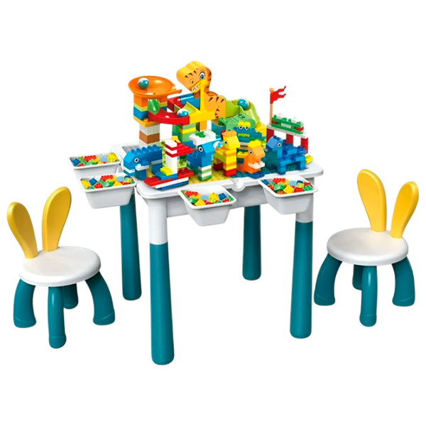 Cтолик игровой Yougood Blocks YR6036 00-00932164 3+ / Зелёный Белый photo 1