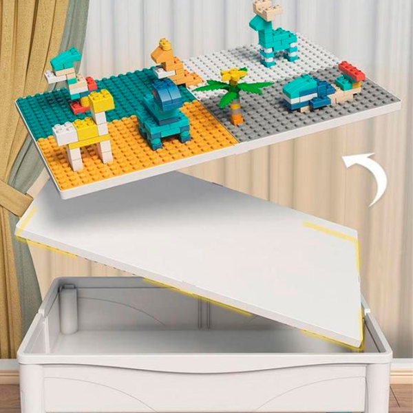 Cтолик игровой Yougood Blocks YR6036 00-00932164 3+ / Зелёный Белый photo 4