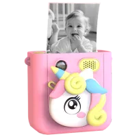 Фотоаппарат Kidyprint WK01  3+ / Черный Розовый