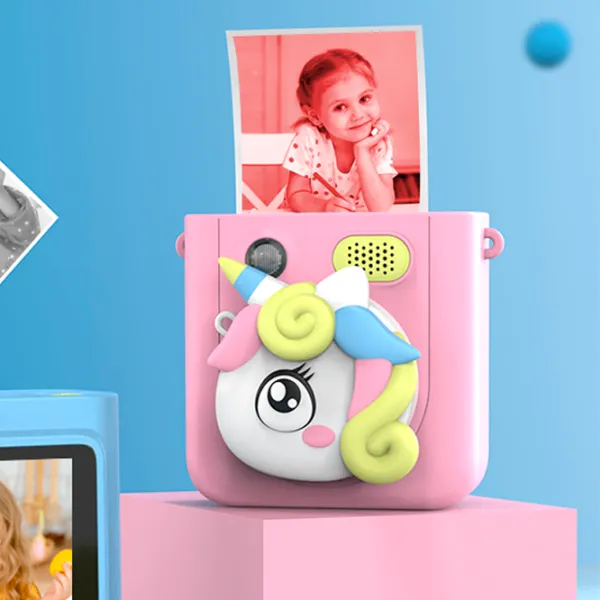 Фотоаппарат Kidyprint WK01  3+ / Черный Розовый photo 3