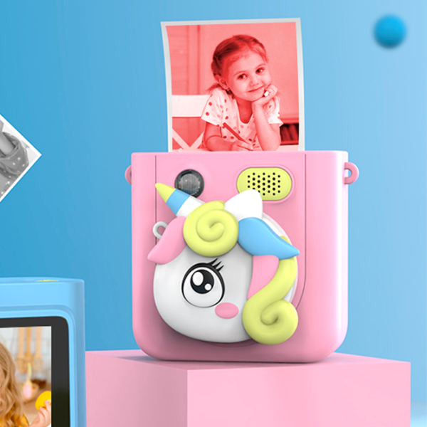 Фотоаппарат Kidyprint WK01  3+ / Черный Розовый photo 3