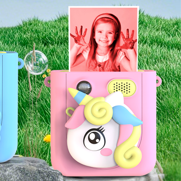 Фотоаппарат Kidyprint WK01  3+ / Черный Розовый photo 4