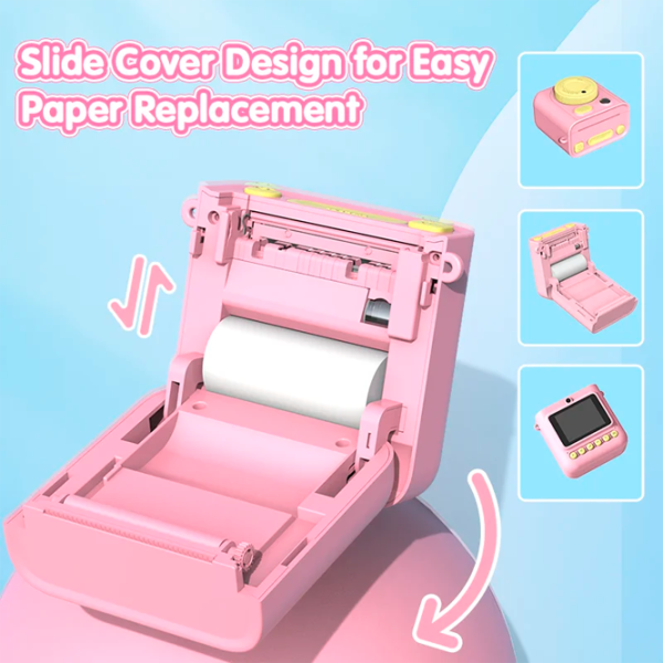 Фотоаппарат Kidyprint WK01  3+ / Черный Розовый photo 5