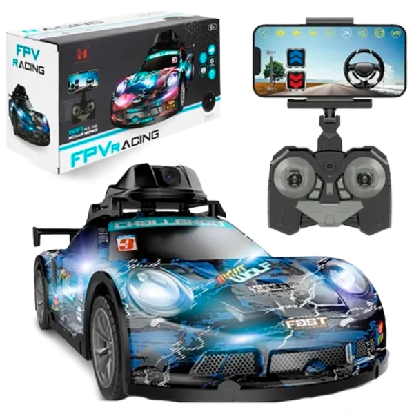 Машинка Lead Honor Racing Car Wolf LH-C076  / 2.4 ГГц / Черный Синий photo 1