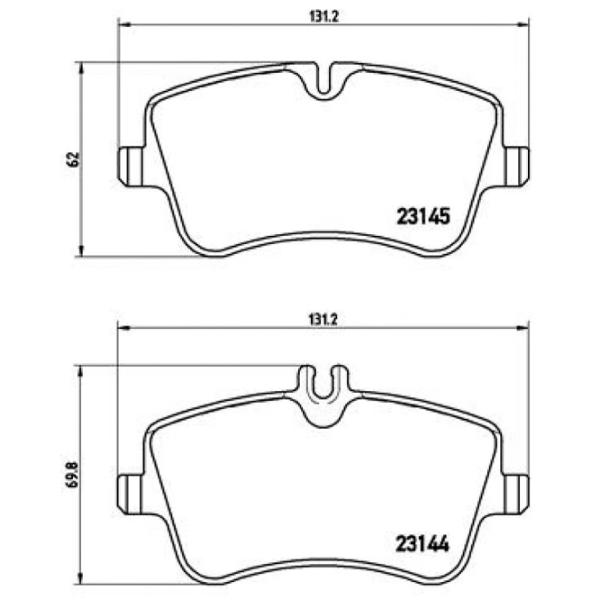Plăcuțe de frână Aplus 71380CAP Față / Disk  photo 2 Plăcuțe de frână Aplus 71380CAP Față / Disk  photo 2