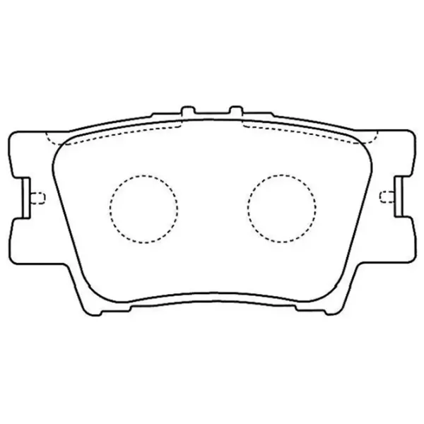 Plăcuțe de frână Aplus 71412AAP Spate / Disk  photo 2 Plăcuțe de frână Aplus 71412AAP Spate / Disk  photo 2