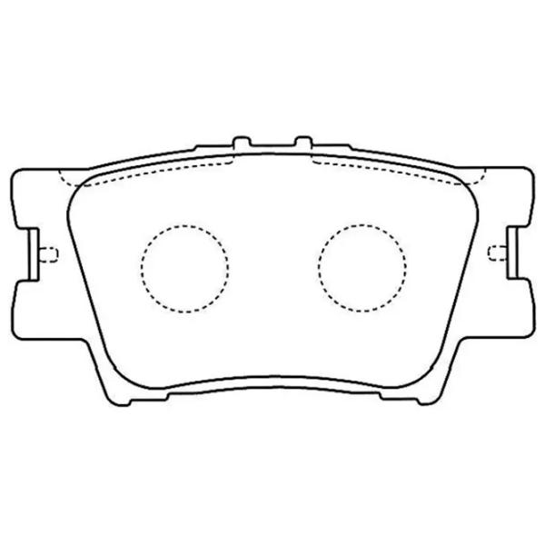 Plăcuțe de frână Aplus 71412AAP Spate / Disk  photo 2 Plăcuțe de frână Aplus 71412AAP Spate / Disk  photo 2