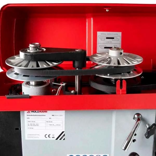 Mașină de găurit de banc Holzmann SB203VH_230V Red / 750 W photo 4