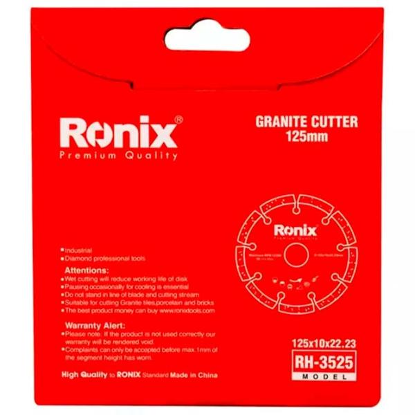 Disc diamantat segmentat Ronix RH-3525  photo 3 Disc diamantat segmentat Ronix RH-3525  photo 3