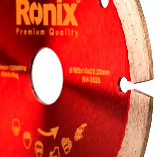 Disc diamantat segmentat Ronix RH-3525  photo 4 Disc diamantat segmentat Ronix RH-3525  photo 4
