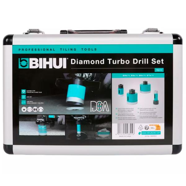 Set carote BIHUI DBDBS4 Diamant / M14 photo 2