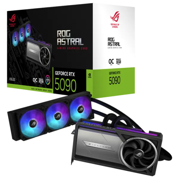 Placă video Asus GeForce RTX 5090 ROG Astral LC OC Edition PCI Express x16 5.0 / 32 GB photo 15
