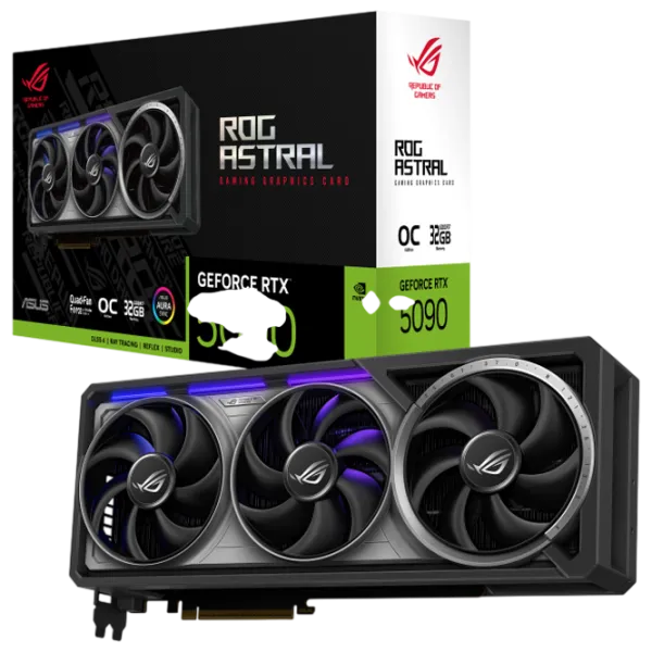 Placă video Asus GeForce RTX 5090 ROG Astral OC Edition PCI Express x16 5.0 / 32 GB photo 13