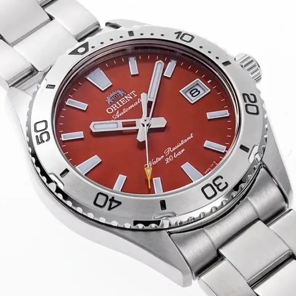 Ceas de mână pentru bărbați Orient RA-AC0Q09R30B Mecanic / 40 mm photo 2