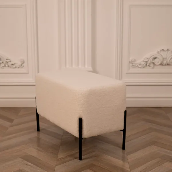 Банкетка Nex Home Teddy Бежевый / Металл photo 3
