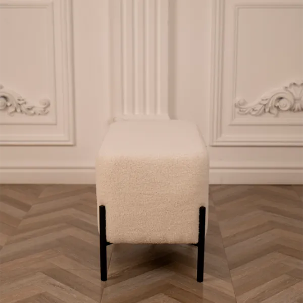 Банкетка Nex Home Teddy Бежевый / Металл photo 4